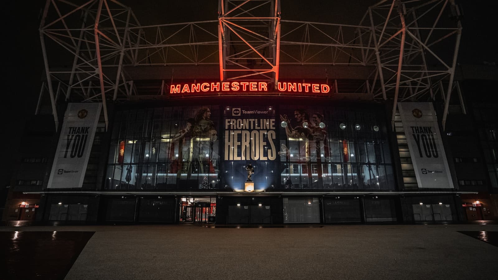 A large Manchester building with its sign